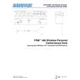 SHURE PSM400 Owners Manual
