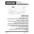 SHURE DFR11EQ VERSION 4 Owners Manual