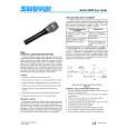 SHURE SM86 Owners Manual