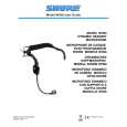 SHURE WH20 Owners Manual