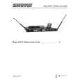 SHURE UHF-R WIRELESS SYSTEM Owners Manual