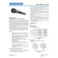 SHURE 588SDX Owners Manual