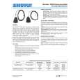 SHURE MX393 Owners Manual