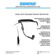 SHURE WH30TQG Owners Manual