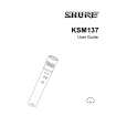 SHURE KSM137 Owners Manual